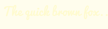 Image with Font Color FFFBCF and Background Color FFFDED